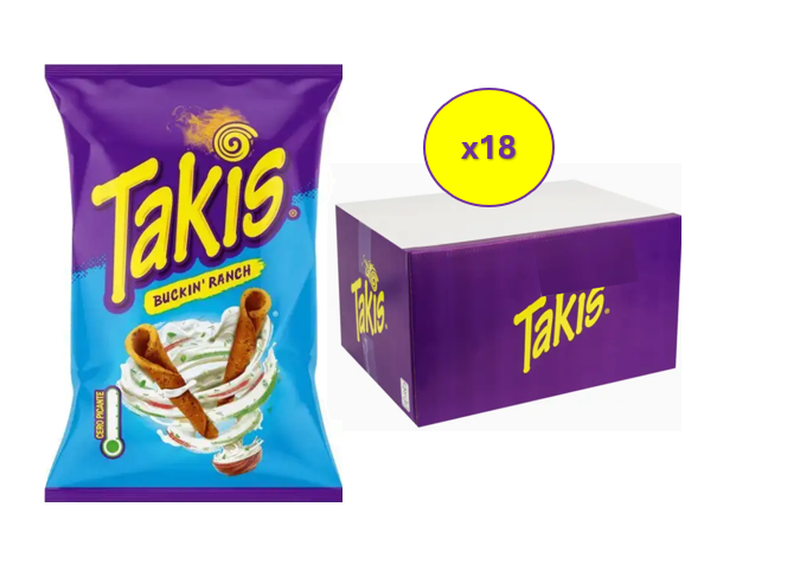 Takis Buckin' Ranch 100 g x 18