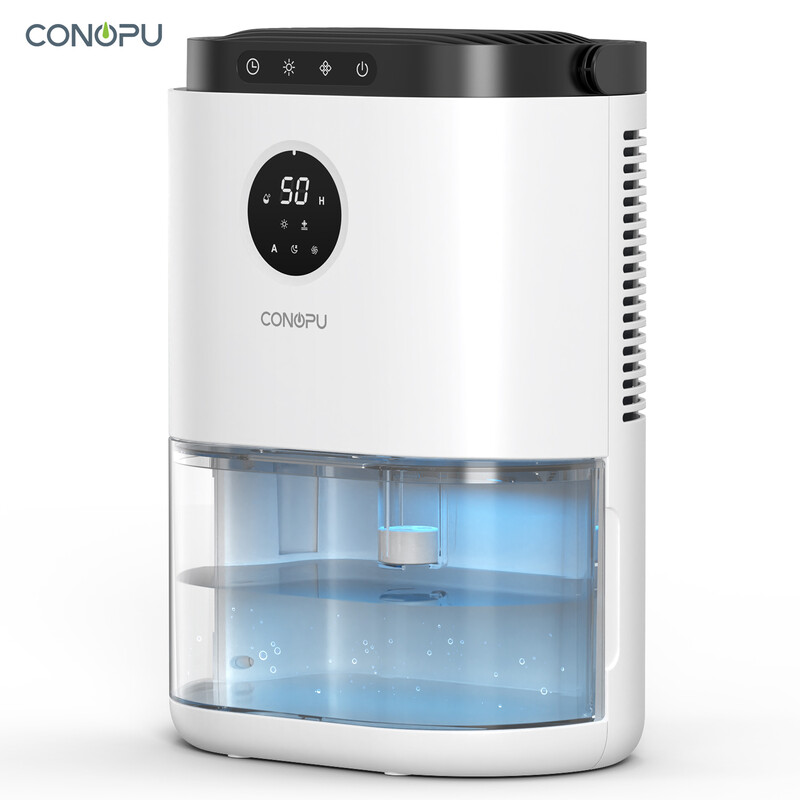 Dehumidifier CS02B, 2.3L Water Tank, Covers up to 5-15㎡, Dual Semiconductor, Auto-Def