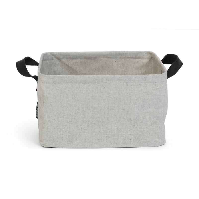 Foldable Laundry Basket, 35 litre, Grey