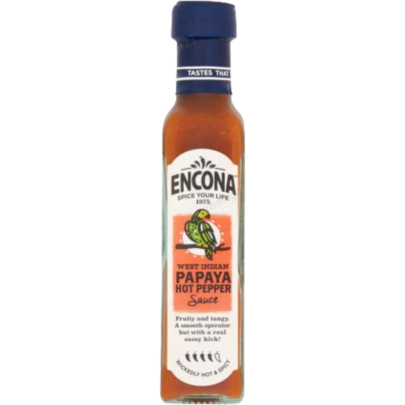 Encona Papaya Hot Pepper Sauce 142Ml
