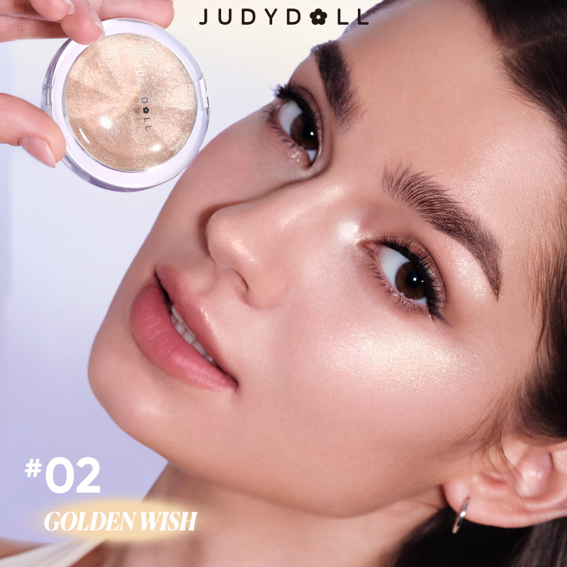 Judydoll glow magnify highlighter 02 golden wish