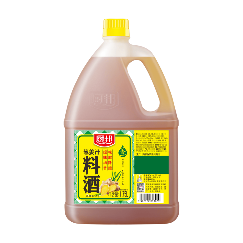 Chu Bang Cooking Wine With Scallion & Ginger Juice 1.75L