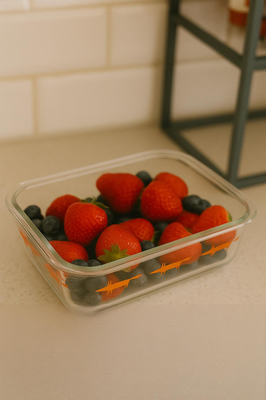 Scion by Dexam Mr Fox 1050ml Medium Rectangular Glass Storage Dish