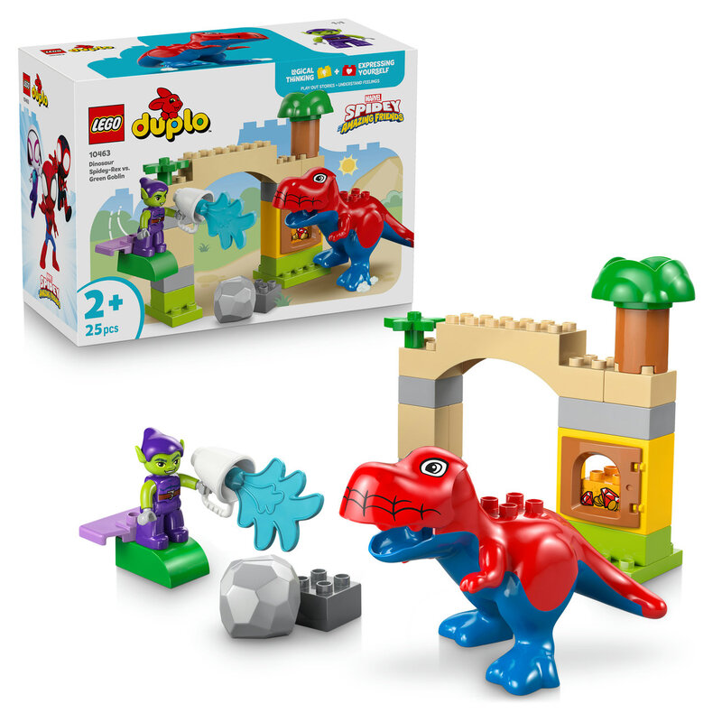LEGO DUPLO Disney™ 10463 Dinosaurus Spidey-Rex vs. Green Goblin