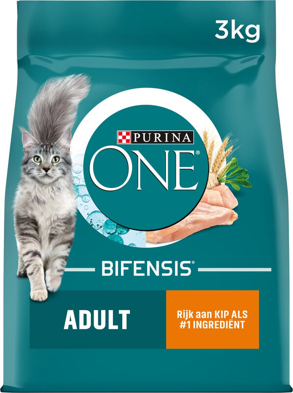 PURINA ONE Adult kip / volkoren granen 3 kg