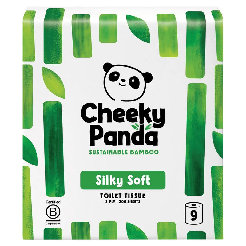 Silky Soft Bamboo Toilet Tissue 9 Rolls 3 Ply