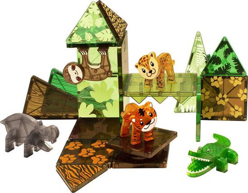 20925 - MAGNA-TILES® Jungle Animals set, 25-delig