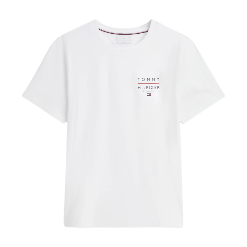 Tommy Hilfiger Brand Love Left Chest Tee - White