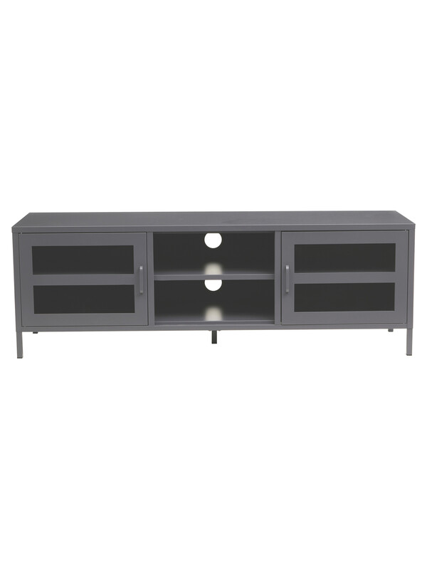 TV Unit Acier Metal Grey L:150cm
