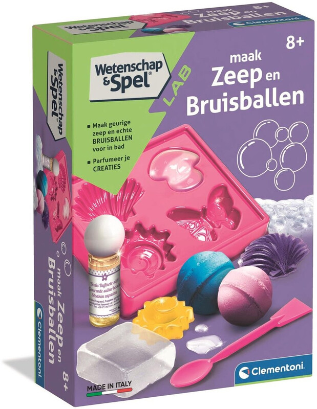 Clementoni zeep maken wetenschap set - multicolor, 15 x 5,5 x 21 cm
