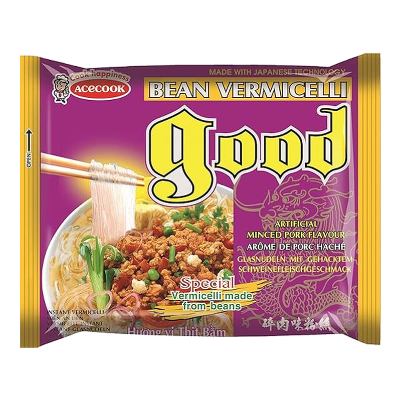 Acecook Good Instant-Bohnen-Vermicelli Schweinehackfleischgeschmack (Miến Bò Băm) 57 g