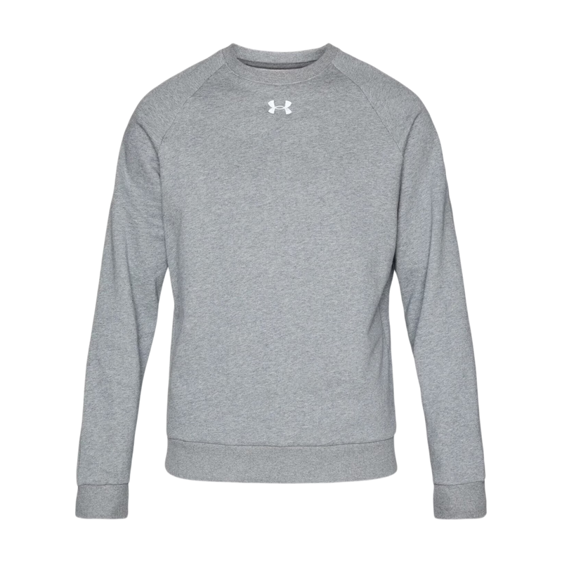 Under Armour Men's Light Rival Fleece Crew - Castlerock Heather