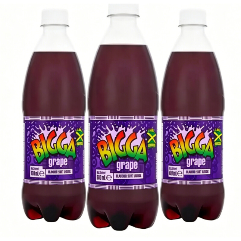 BIGGA Grape 600ml x 3pcs