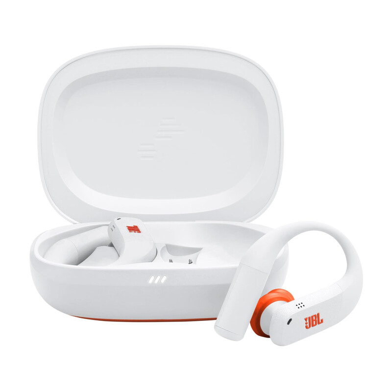 JBL Endurance PEAK 4 - True Wireless Sport-Ohrhörer: Powerhook / IP68 / Smart Ambient, weiß