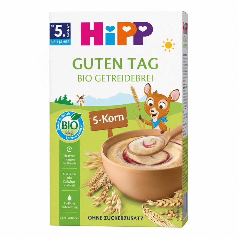 HiPP Getreidebrei 5-Korn ab dem 5. Monat, 200 g