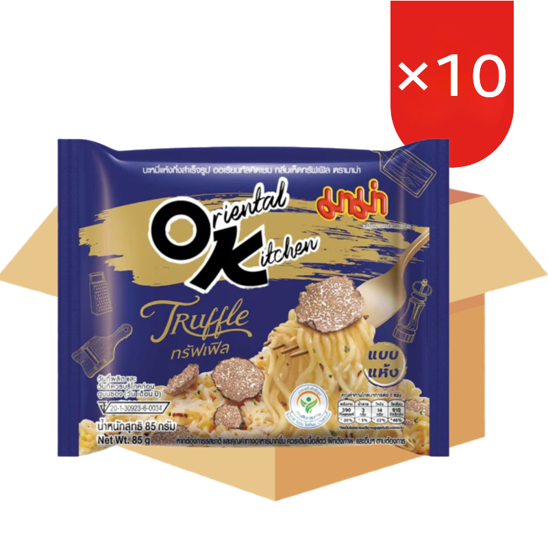MAMA Oriental Kitchen Nouilles instantanées saveur truffe 85 g x 10 (Boîte)