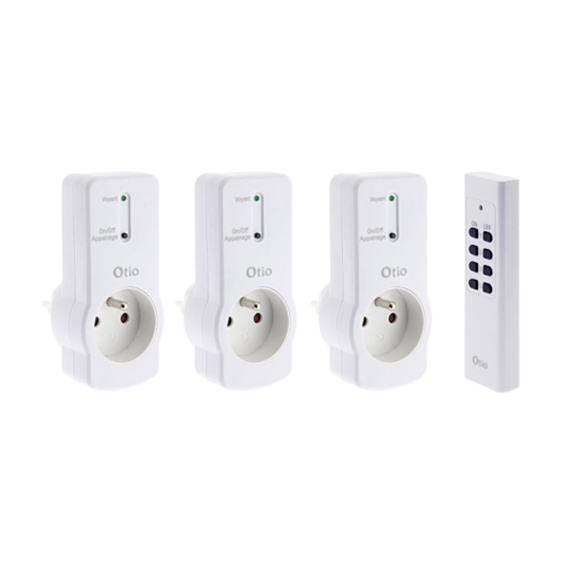Zenitech Pack 3 Prises Télécommandées