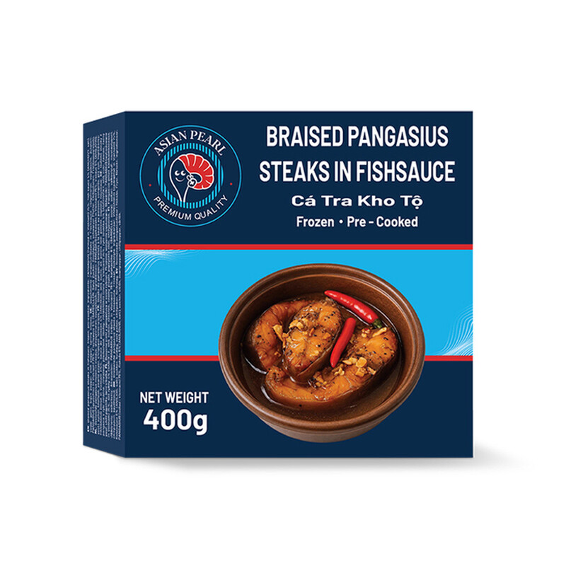 Asian Pearl vietnamesische geschmorte Pangasius-Steaks in Fischsauce (Ca Tra Kho To) 400 g
