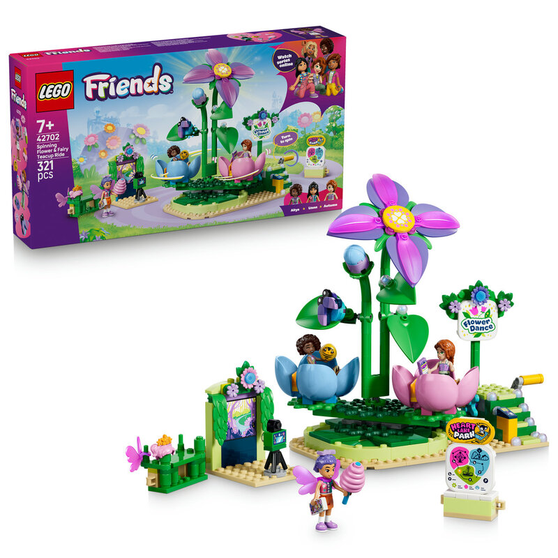 Lego Boys Friends 42702 Spinning Flower & Fairy Teacup Ride
