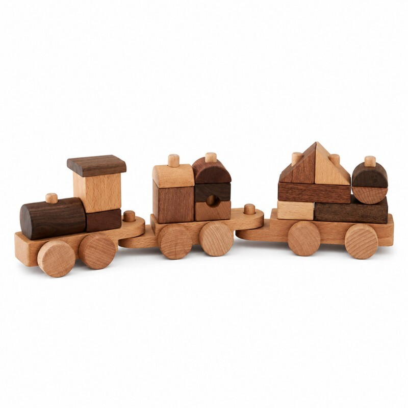 YEEHOO Nordisches Eisenbahn-Set