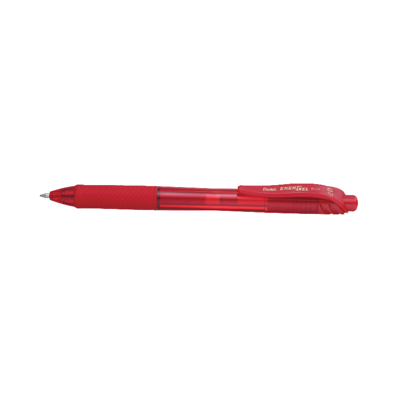 EnerGel X 0.7 Retractable Gel Pen Red Pack of 2