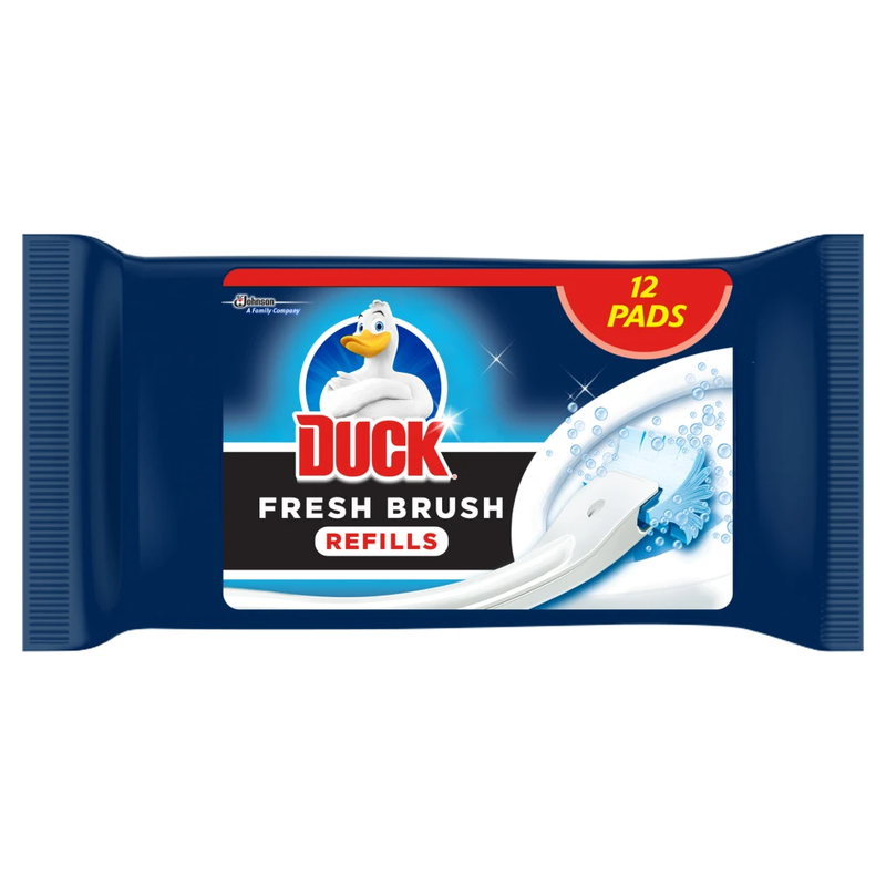 Duck White Fresh Brush Refills, 12 Refills