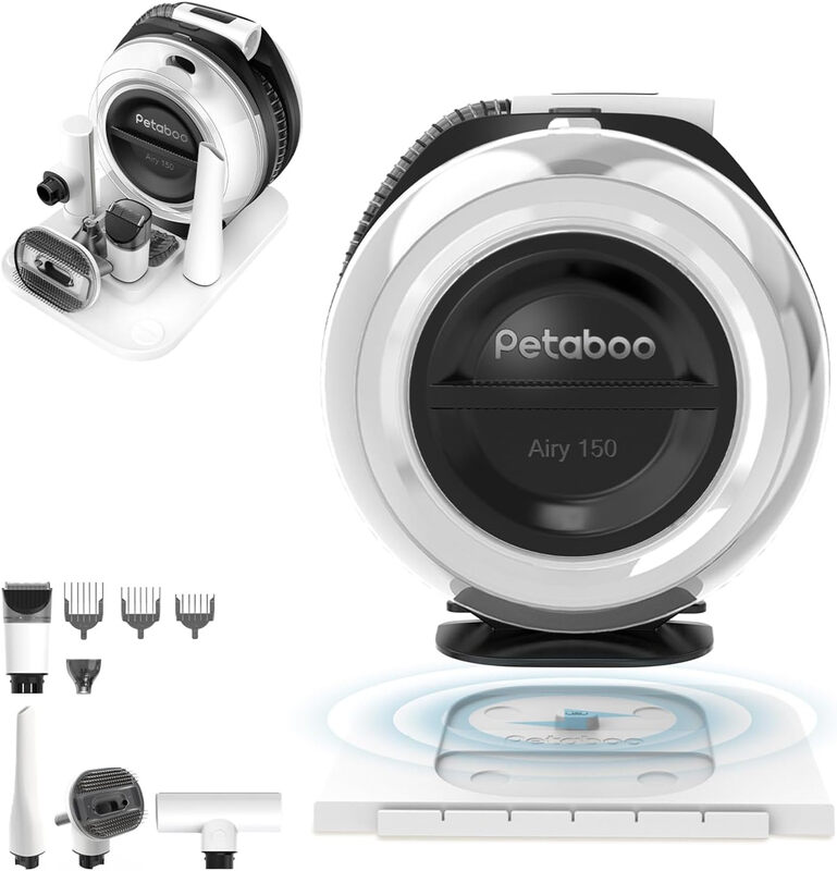 5-in-1 Cordless Vacuum Pet Grooming Kits A150– Brushless Motor, 13KPa Suction, Low No