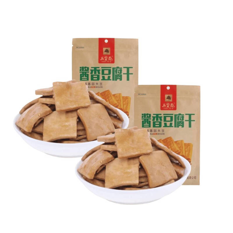Wuxianzhai Geurige Gedroogde Tofu 108 g (Bevat 7-8 Pakjes)*2
