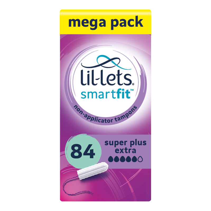 Lil-Lets Non-Applicator Tampons Super Plus Extra 6 X 14 Tampons
