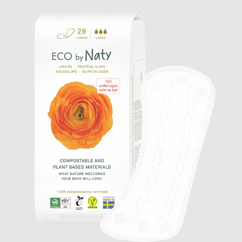 Eco by Naty Panty Liners Large 28 Pack
