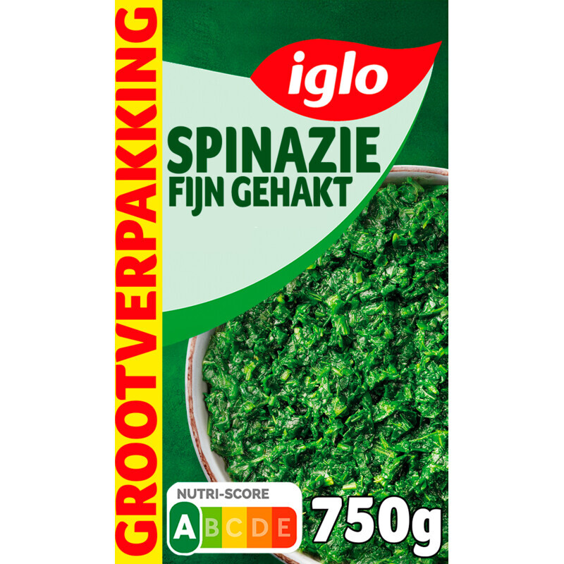 Iglo Gehakte Spinazie - 750 g