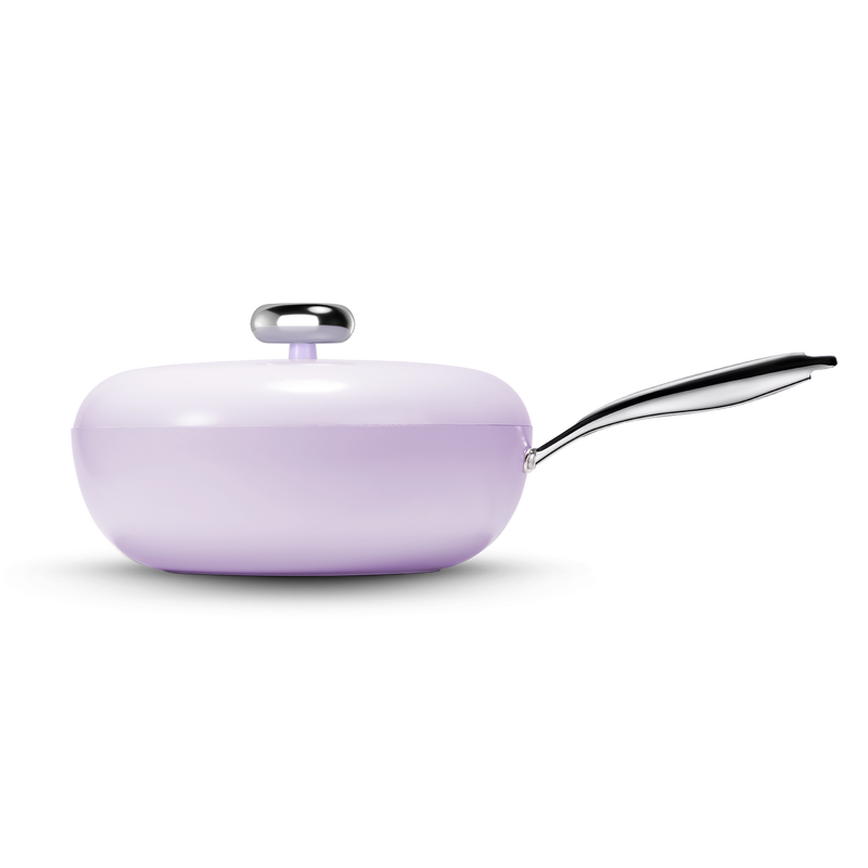 32cm Cast Aluminium Wok with Lid