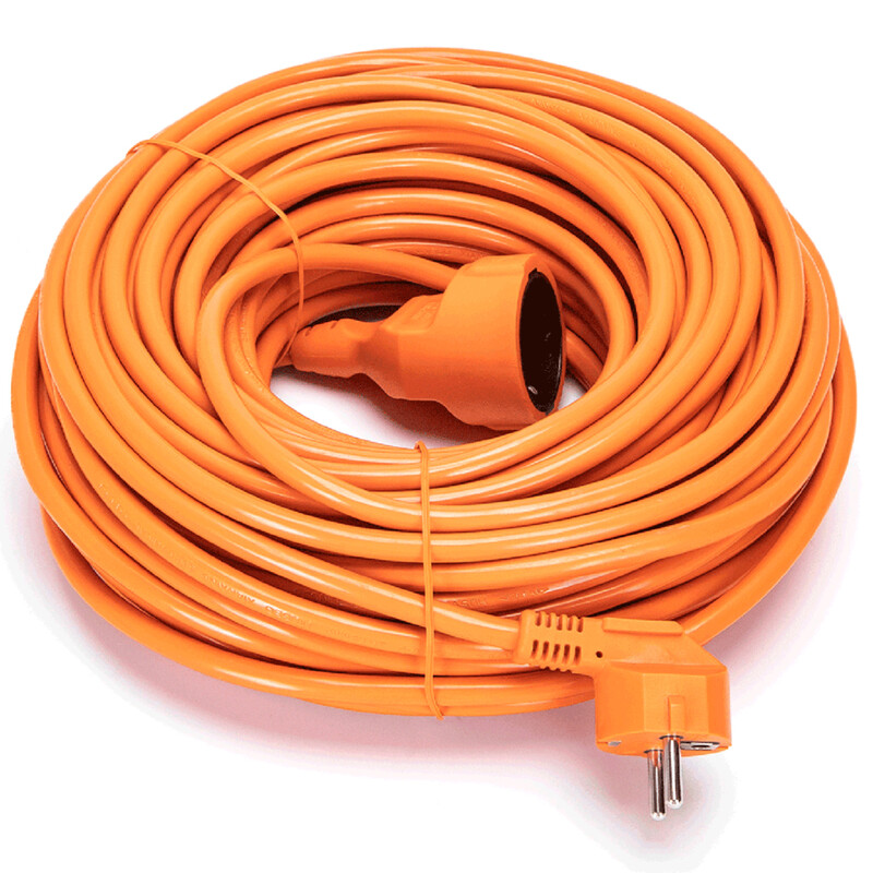 Aigostar Schuko-Verlängerungskabel/3G1,5 mm²/30 m/Orange