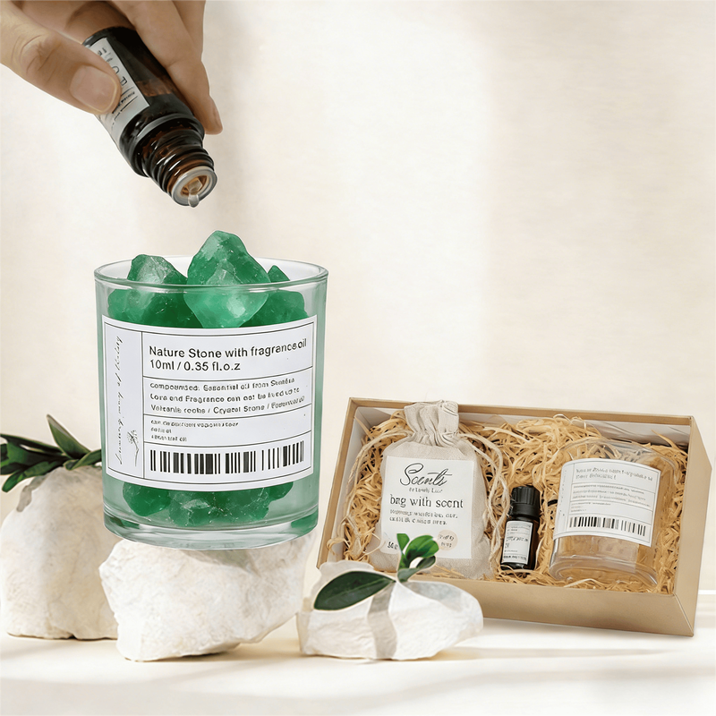 Crystal Diffuser Gift Set - Enchanted Wood Phantom (Green Crystal), 380G, 1 Set