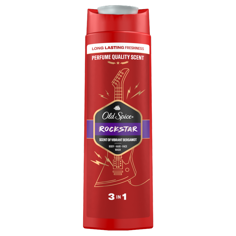 Rockstar 3-in-1 Shower Gel 400ml