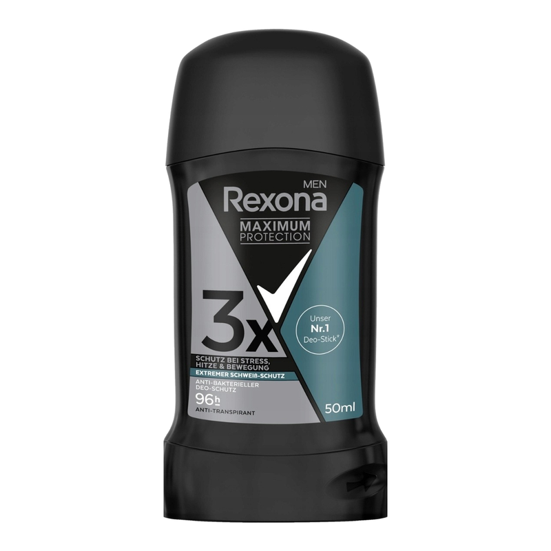 Rexona Men Maximum Schutz Deo Stick Antibakterieller Schutz, 50ml