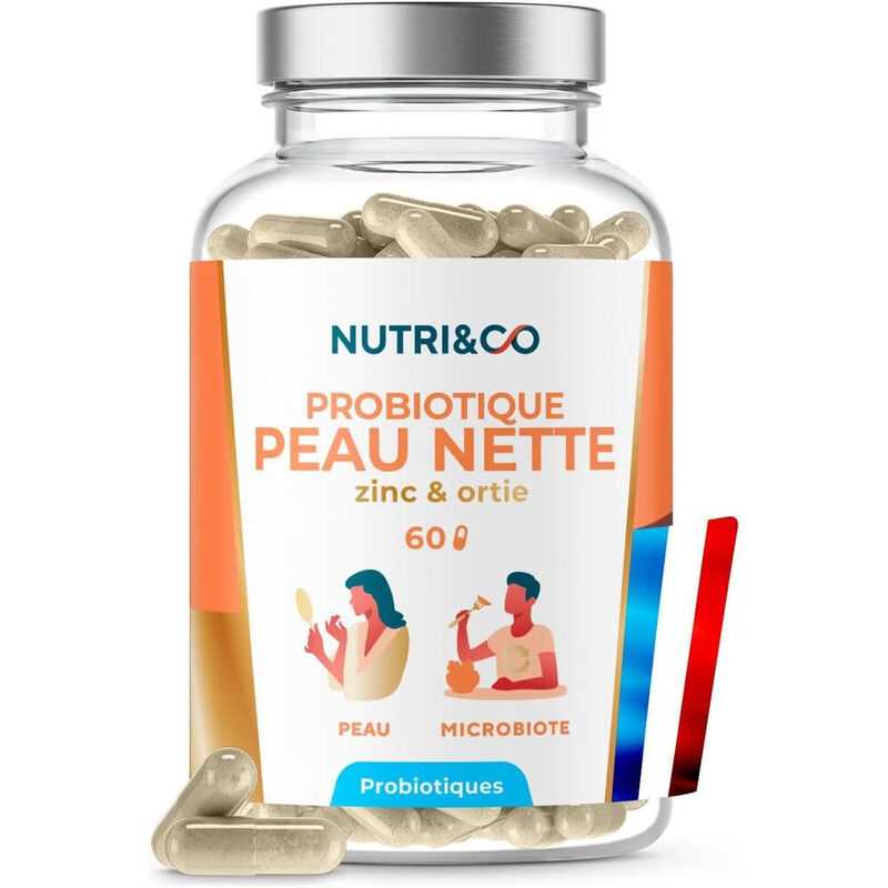 Nutri&Co Probiotique Peau Nette - 60 Gélules