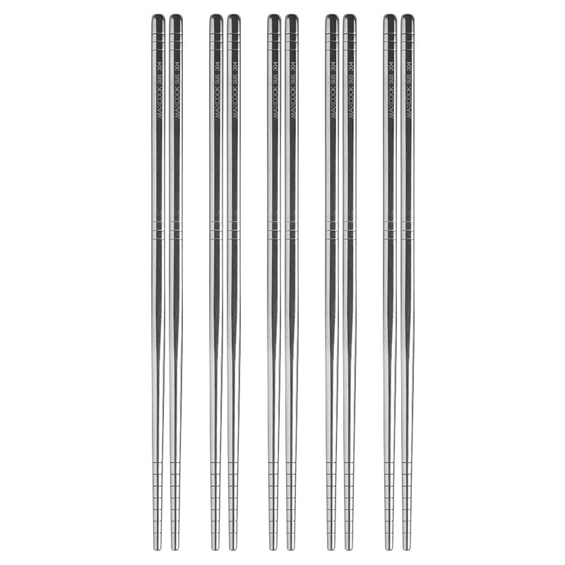 Set of 5 Pairs 304SS Chopsticks MCPJ6594