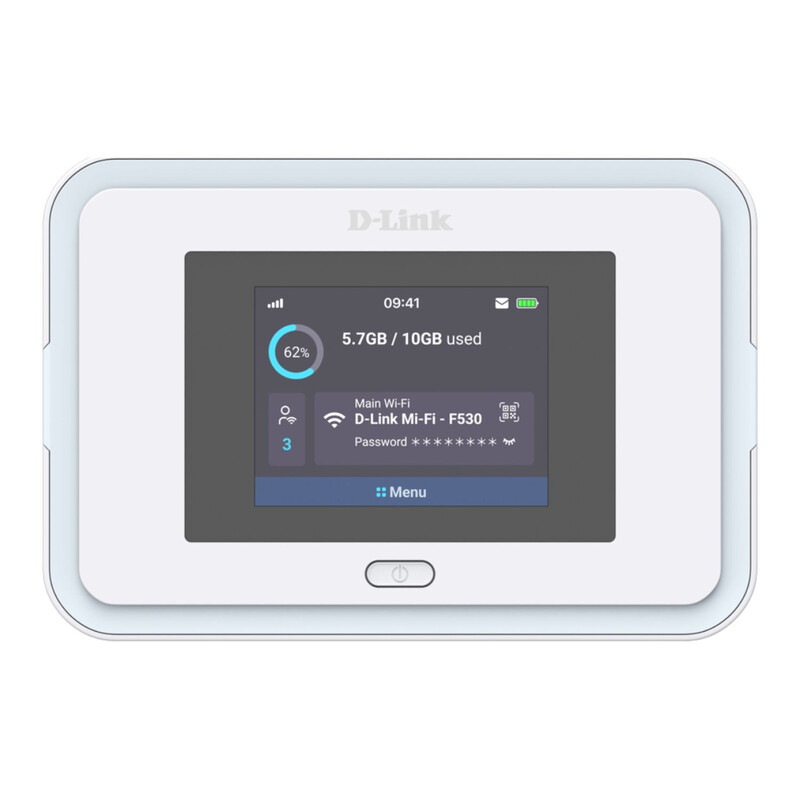 D-Link 5G NR AX3000 Wi-Fi 6 Mobile Hotspot F530 | High-Speed Portable Router for Home or Travel Connectivity