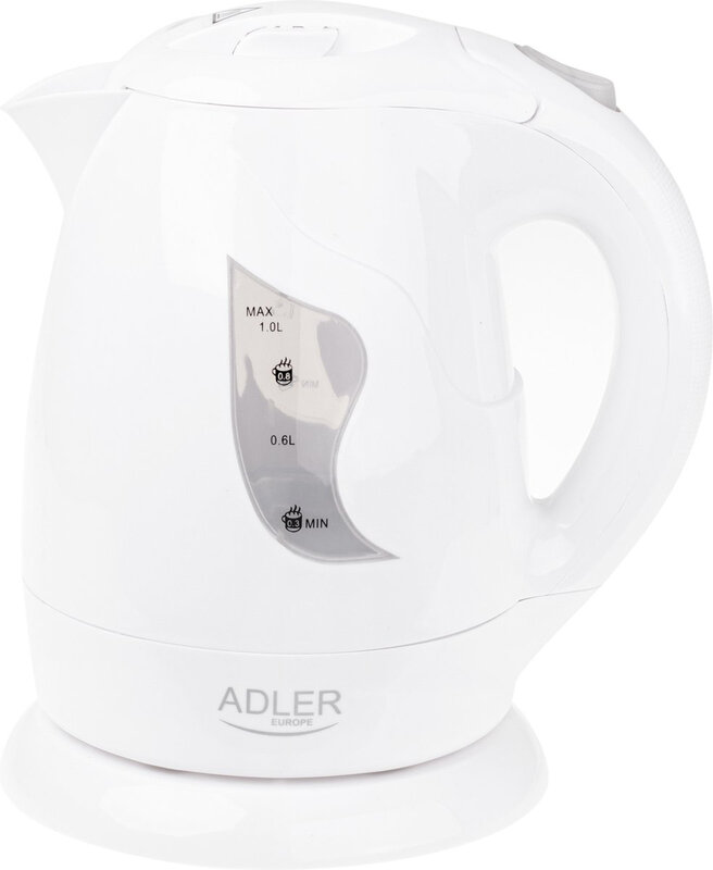 ADLER AD 08W elektrische waterkoker, wit