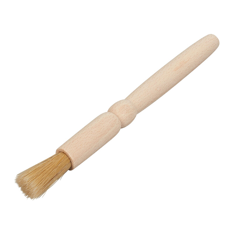 Wooden Pastry Brush - Basting Cooking Brush - Ideal for Applying Oils, Glazes, Milk a
