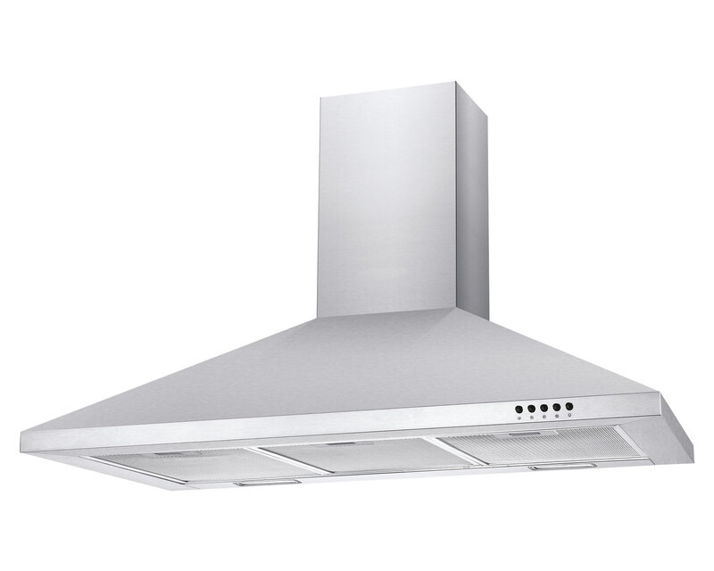 CCE90NX/1 90cm Chimney Cooker Hood， Stainless Steel， C Rated