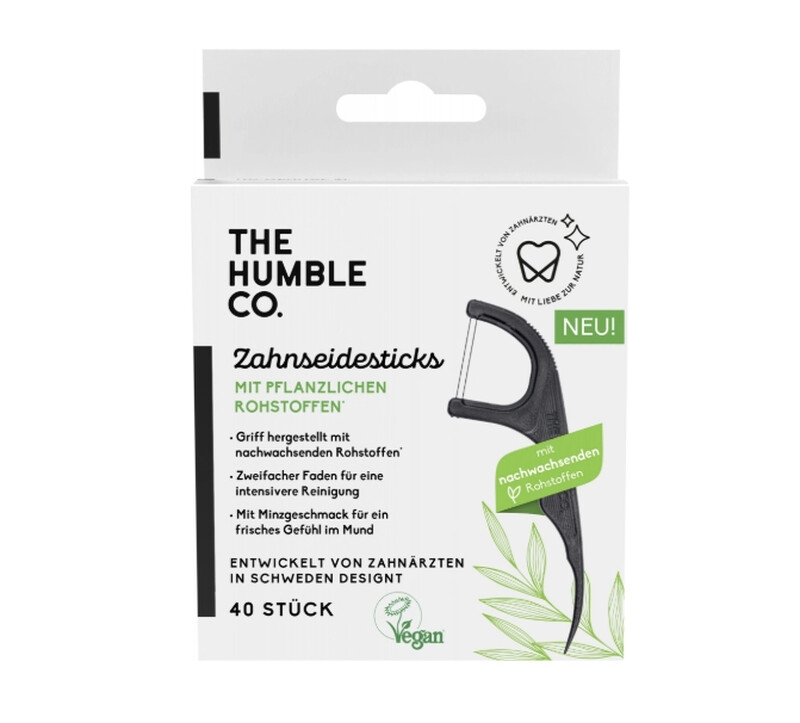 Humble Zahnseidesticks Pflanzenbasiert 40 St