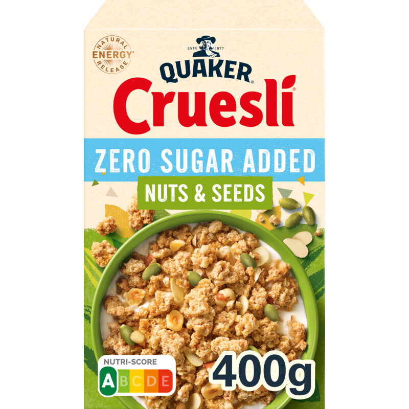 Quaker Cruesli Noten&Zaden - 400 g