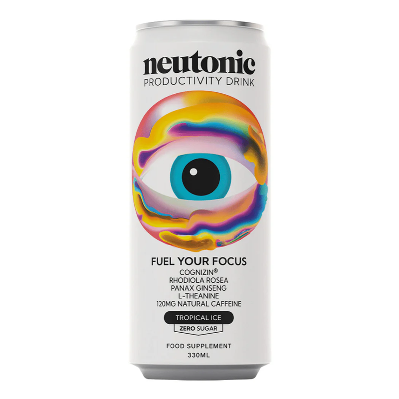Neutonic Energy Drink Tropical Ice Flavour Focus Support - 330Ml