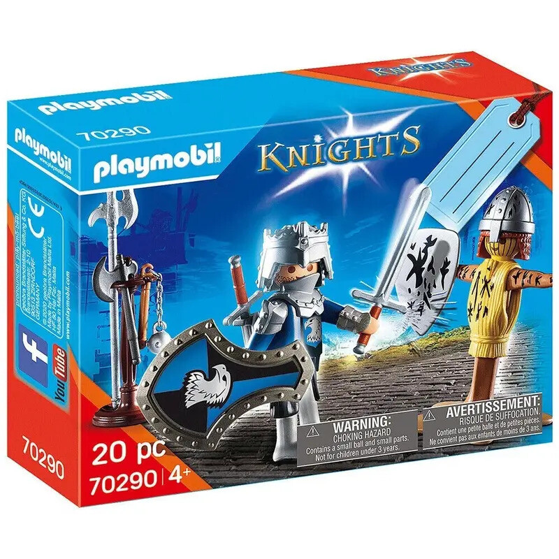 PLAYMOBIL Action-Spielfigur: Kampftraining Drachenritter für epische Fantasy-Abenteuer und Ritter-Schlachten im Kinderzimmer