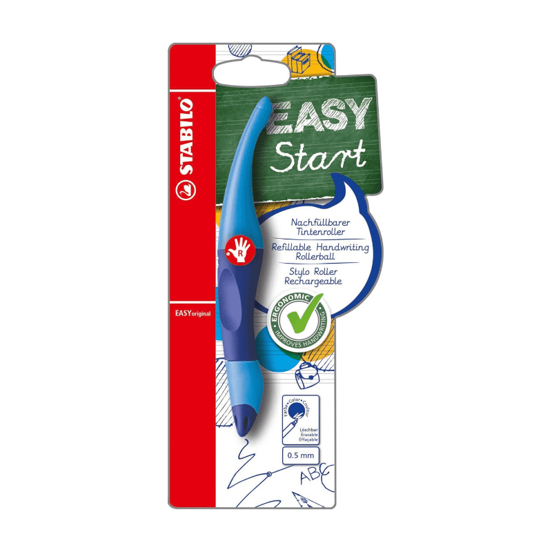 STABILO EASYoriginal - Ergonomische rollerballpen - Rechtshandig - 1 stuk - Donkerblauw/Lichtblauw