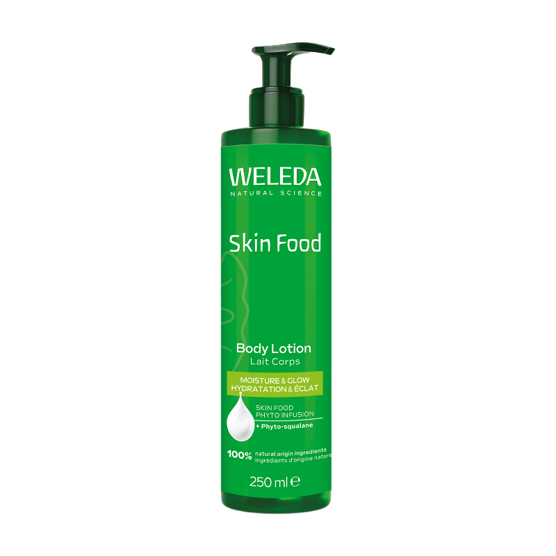 Weleda Skin Food bodylotion - intensieve voeding & hydratatie - driekleurig viooltje, kamille & calendula - hydrateert de droge en ruwe huid langdurig - 100% natuurlijk - 250 ml