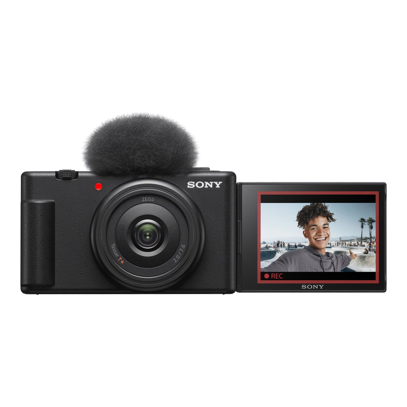 Sony vlogcamera ZV-1F | digitale camera (kantelbaar scherm， 4K video， slowmotion， vlogfuncties) - zwart [Launch Deal: Tot 10% korting]