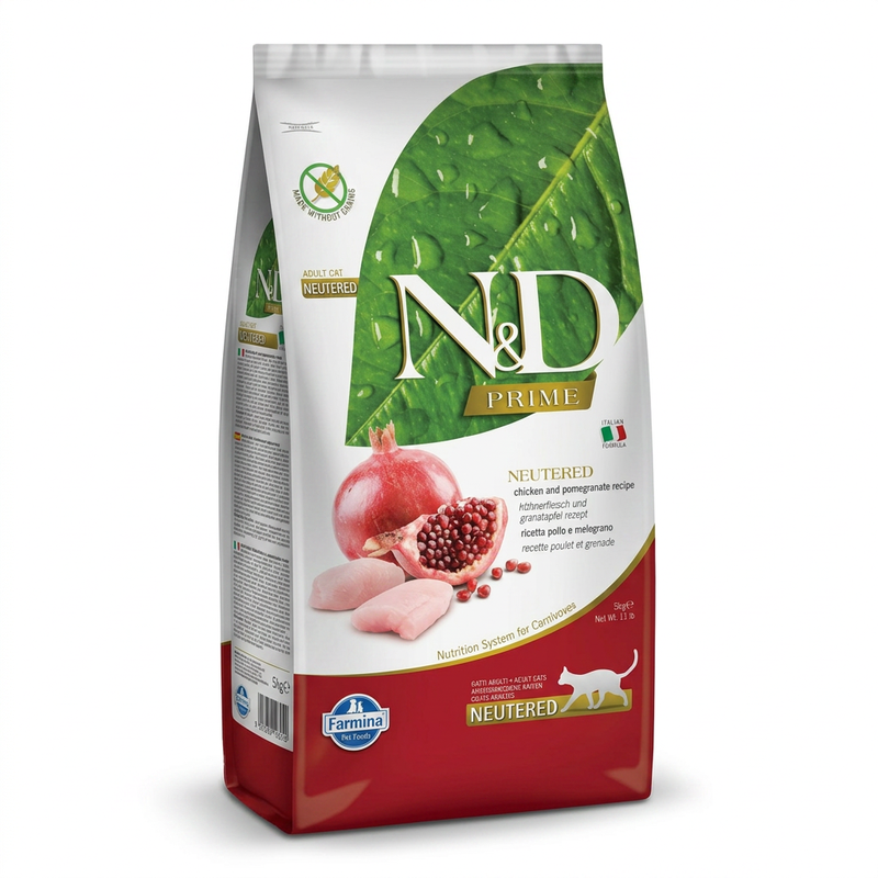 Farmina N&D Prime kastriertes Katzenfutter Huhn 5 kg